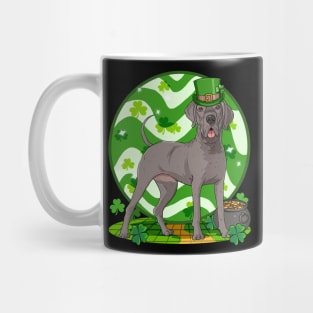 Great Dane Dog St Patricks Day Leprechaun Mug